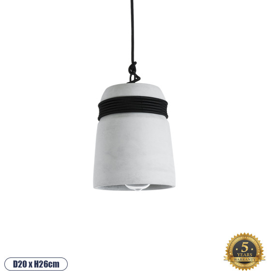GloboStar TRIBECA �������� Industrial �������� ��������� ������ �������� 1 x E27 AC220-240V IP20 - �20 x �26cm - ���� �������� ������� - (01320)