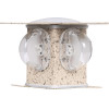 GloboStar WALLLIGHT-CINA ��������� ������ - ������ LED 10W 1000lm 10� AC 220-240V ��������� IP65 �18.5 x �18.5 x �8.5cm �� �������� ����������� ��������� �������� ��������� RGB - ���� ��� ����� - (90659)