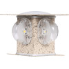 GloboStar WALLLIGHT-CINA ��������� ������ - ������ LED 10W 1100lm 10� AC 220-240V ��������� IP65 �18.5 x �18.5 x �8.5cm ����� ����� 3000K - ���� ��� ����� - (90658)