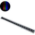 GloboStar WASHER-DAIA ����� �������� Wall Washer LED 54W 5400lm 30� AC 230V ��������� IP65 �100 x �7.5 x �7cm ��������� RGB DMX512 Display on Body - ����� - (S-90995)