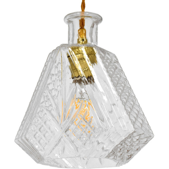 GloboStar WHISKEY Vintage �������� ��������� ������ �������� 1 x E27 ������� ������� �11 x �20cm - (01515)