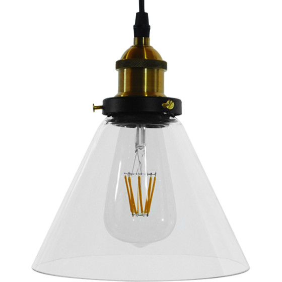 GloboStar WICKHAM Vintage �������� ��������� ������ �������� 1 x E27 ������� ������� �18 x Y20cm - (01169)