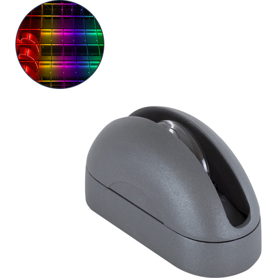 GloboStar WINDOW-CURBA ������������� ��������� ��������� ��������� Window Light LED 6W 480lm 3x262� DC 24V ��������� IP65 L12 x W5.3 x H6.5cm RGB DMX512 - ���� ������� - 3 Years Warranty - (90112)