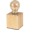 GloboStar WOODBOX �������� ����������� ��������� �������� �������� 1 x E27 AC220-240V �� 1.35m ������� ��� �������� On/Off - ���� ��� ������ ���� - �7.6 x �7.6 x �8.2cm - ���� ���� - 5 Years Warranty - (99405)