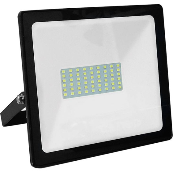 Aca BLACK LED SMD FLOOD LUMINAIRE IP66 50W GREEN 230V - (Q50G)