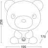 Aca �������� 1��14 ������� ��������� ����� 20�17��26CM FRIENDS - (MT120961W)