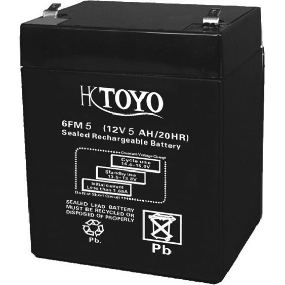 Aca �������� 12V 5Ah TOYO - (TO125)