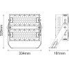 Aca LED HIGH POWER FLOOD LUMINAIRE 240W, 37200LM, 5000K, 60�, 230V AC , IP66, IK10 - (GLAD2405060)