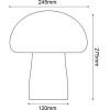 Aca LED SMD POST LUMINAIRE 10W 850LM 230V AC 3.000K RA80 IP65 30.000HRS BLACK CEMENT - (MK6026B)
