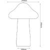 Aca LED SMD POST LUMINAIRE 10W 850LM 230V AC 3.000K RA80 IP65 30.000HRS WHITE CEMENT - (MK6027W)