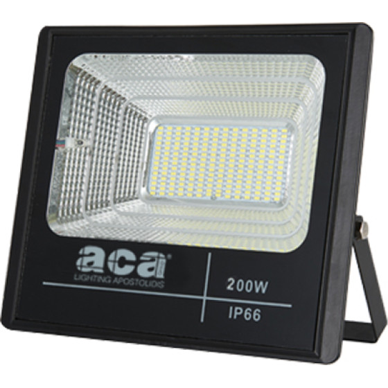 Aca SOLAR SMD LED FLOOD LIGHT 200W 6000K IP66 120� Ra70 - (SV20060)