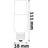 Avide Led Bright Stick Bulb T37 9.5W E27 Nw 4000K