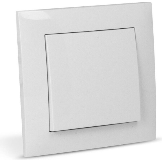 Entac 107 Arnold Recessed Wall Intermediate Switch White