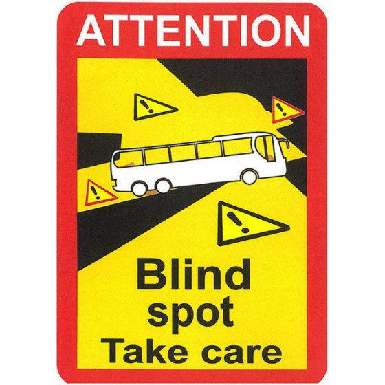 Auto Gs ����������� ���� ����� ������ ��� ��������� (Blind Spot - Take Care) 15x22cm 1��� - (24769)