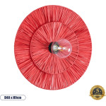 GloboStar Colombo Boho ��������� ������ - ������ �������� 1 x E27 Ac 220-240V IP20 - �40 x �9cm - ������� ������ ����� ����� ������ - (02282)