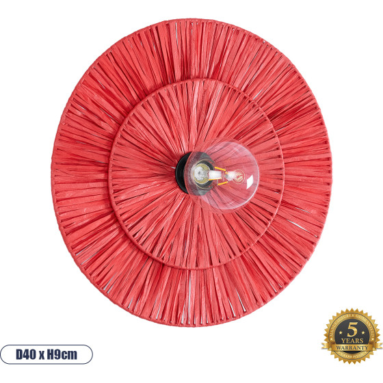 GloboStar Colombo Boho ��������� ������ - ������ �������� 1 x E27 Ac 220-240V IP20 - �40 x �9cm - ������� ������ ����� ����� ������ - (02282)