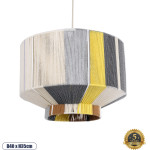 GloboStar Salerno Boho �������� ��������� ������ �������� 1 x E27 AC220-240V IP20 - �40 x �35cm - ��� �� ������� ��� ���� - ���� �� ��� ����������� ����� ���� ������ ��������� ������ - (02388)