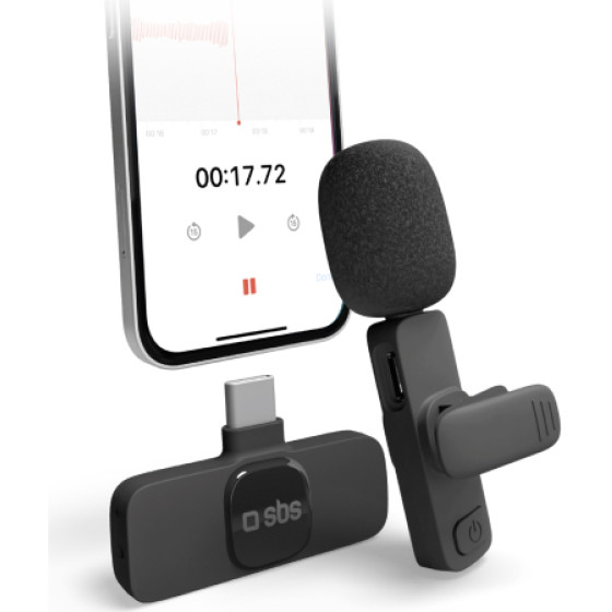 SBS Microphone With Receiver And Clip - (TEMICTYCBTK)
