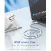Ldnio ������� USB-C LC901C, 65W PD, 480Mbps, 1m, �����