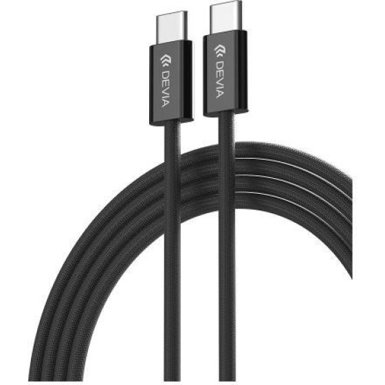 Devia ������� �������� EC325 Woven Usb C �� Usb C Pd 3A 60W 1m Smart ����� - (106154, EC325)