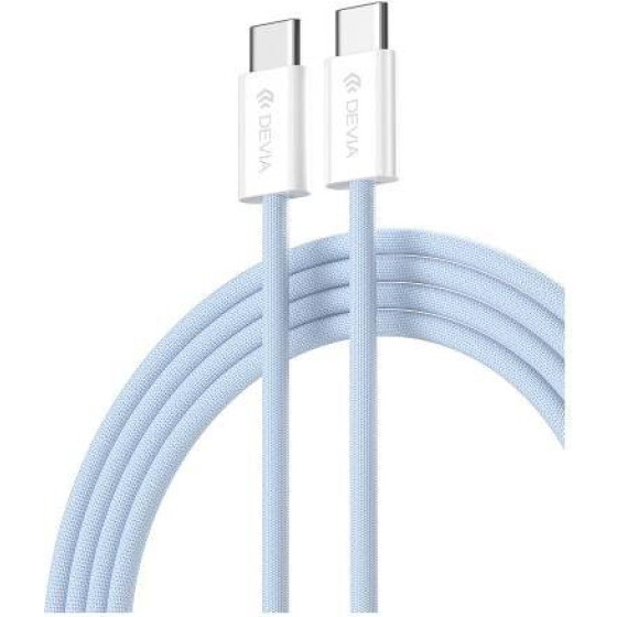 Devia ������� �������� EC325 Woven Usb C �� Usb C Pd 3A 60W 1m Smart ���� - (106161, EC325)