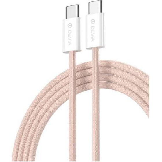 Devia ������� �������� EC325 Woven Usb C �� Usb C Pd 3A 60W 1m Smart ��� - (106178, EC325)
