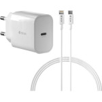 Devia ��������� �������� ������� �������� Suit RLC-381B 20W �� ����� Usb C Pd & ������� Usb C �� Lightning Smart 1m ����� - (383847, RLC-381B)