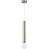 Homelighting SE21-NM-5 Adept Tube Nickel Matt �27+GU10 Pendant B1 - (77-8268)