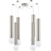Homelighting SE21-NM-5-NM6 Adept Tube Nickel Mat Nickel Matt Pendant+ - (77-8659)