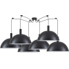 Homelighting SE21-BL-4-BL6-MS50 Adept Tube Black Metal Shade Pendant+ - (77-8502)