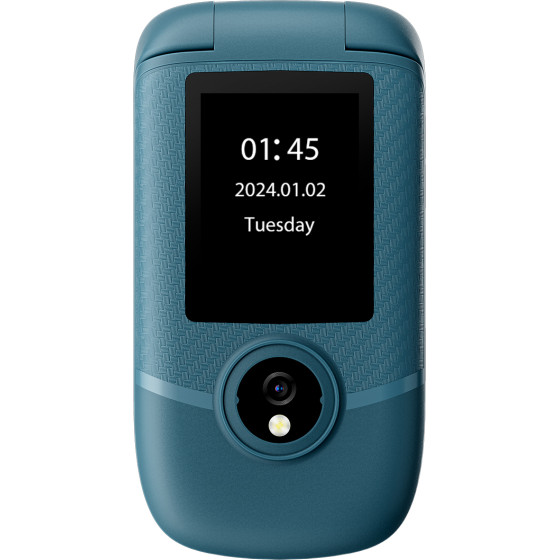 BlackView N2000 4G Flip Phone Blue - (6931548317982)