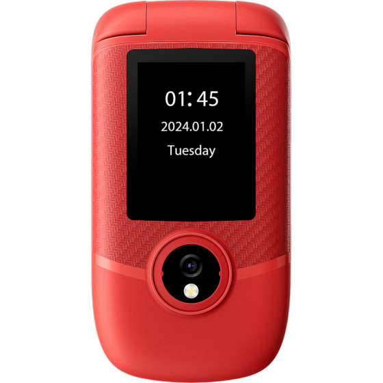 BlackView N2000 4G Flip Phone Red - (6931548317975)