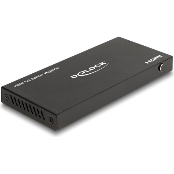 DeLock Hdmi Splitter �� Downscaler �������, 4 �� 1, 4K/60Hz, ����� - (18652)