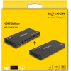 DeLock Hdmi Splitter �� Downscaler �������, 4 �� 1, 4K/60Hz, ����� - (18652)