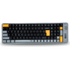 Alcatroz BT5.3/2.4G MULTI-Device Rechargeable Keyboard Tetriz Air 3 Autumn Black - (TETRIZ-AIR3-BLK)
