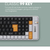 Alcatroz BT5.3/2.4G MULTI-Device Rechargeable Keyboard Tetriz Air 3 Autumn Black - (TETRIZ-AIR3-BLK)