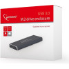 Gembird M2 Drive USB3.0 Enclosure Black - (EE2280-U3C-01)
