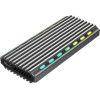 Gembird USB3,1 Enclosure For M.2 Nvme Drives Backlighted Aluminum - (EE2280-U3C-03)