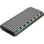 Gembird USB3,1 Enclosure For M.2 Nvme Drives Backlighted Aluminum - (EE2280-U3C-03)