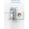 Tessan 6 In 1 Wall Socket 1xSCHUKO, 1xEu Socket ,3xUSB, 1xTYPE-C - (TS-328-DE-C)