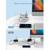 Tessan 7 In 1 Power Strip 4xSCHUKO, 2xUSB, 1xTYPE-C, 2M Cable - (TS-302-C)