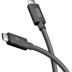 Goobay ������� USB-C USB4, 240W, 80Gbps, 16K/60Hz, 1.2m, ����� - (74376)