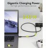 Goobay ������� USB-C USB4, 240W, 80Gbps, 16K/60Hz, 1.2m, ����� - (74376)
