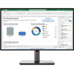 Lenovo Monitor Thinkvision P27q-30 27'' Qhd IPS, HDMi,Display Port, USB, Height adjustable,3YEarsw - (63A2GAT1EU)