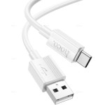 Hoco X107 Favor Charging Data Cable TYPE-C, ����� - (HC-X107C-WH)