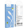 Hoco X107 Favor Charging Data Cable TYPE-C, ����� - (HC-X107C-WH)