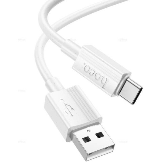 Hoco X107 Favor Charging Data Cable TYPE-C, ����� - (HC-X107C-WH)