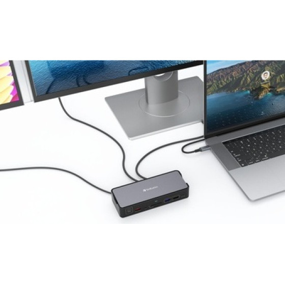 Verbatim USB-C Pro Docking Station CDS-15: 15 Ports - (32171)