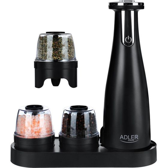 Adler 3 In 1 Electric Spice Grinder Black - (AD4449B)