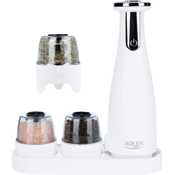 Adler 3 In 1 Electric Spice Grinder White - (AD4449W)